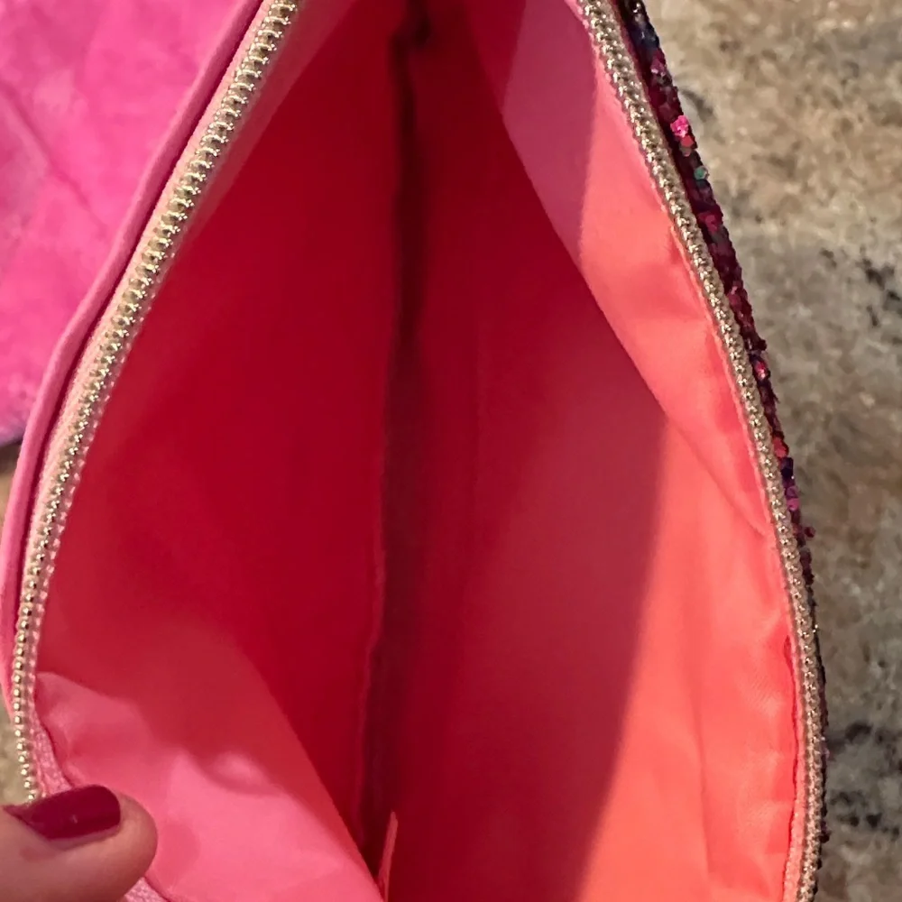 Pink and Glitter Clutch Set